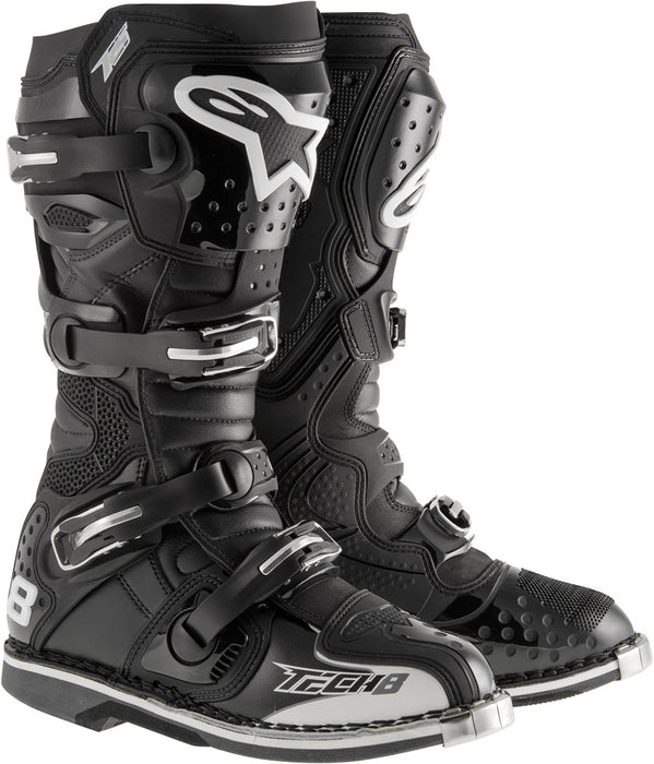 Alpinestars Tech 8 RS Men's Off-Road Motorcycle Boots - Black / 12