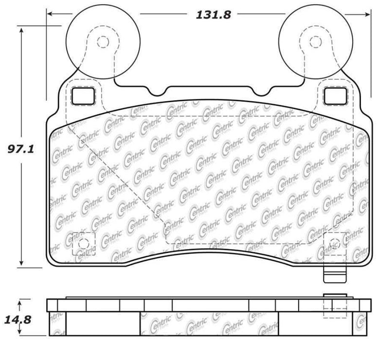 StopTech Performance Front Brake Pads 10-14 Chevy Camaro 309.1474