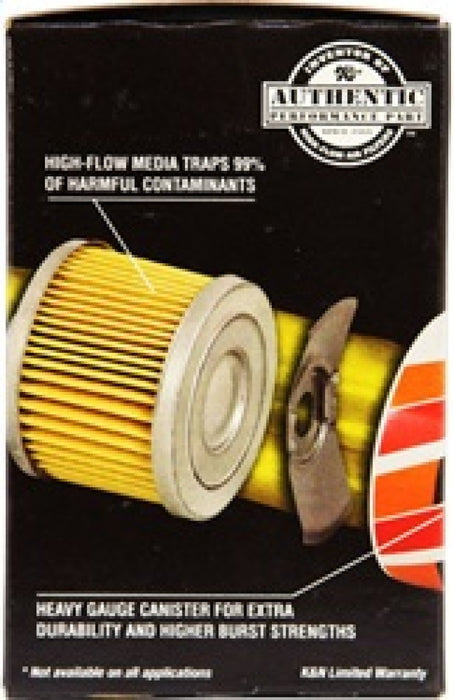 K&N Universal Performance Gold Oil Filter HP-2006