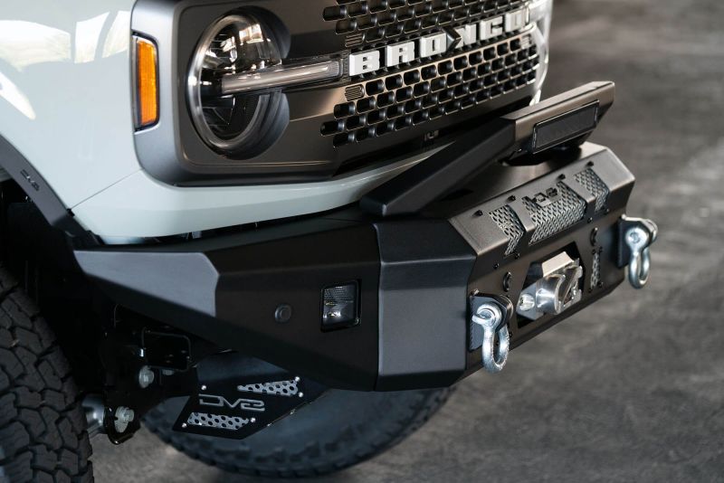 DV8 Offroad Bull Bar Add-On For DV8 Ford Bronco Bumpers Fits 13in Elite Series Light Bar LBUN-01