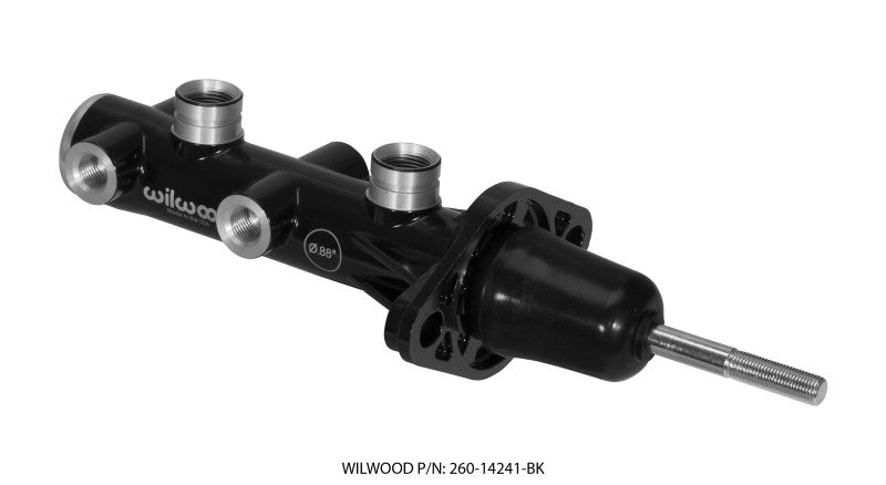 Wilwood Tandem Remote Master Cylinder 7/8in Bore Black 260-14241-BK