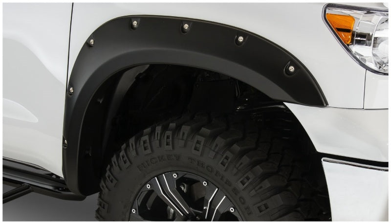 Bushwacker 07-13 Toyota Tundra Fleetside Pocket Style Flares 4pc 97.6/78.7/66.7in Bed Black 30911-02