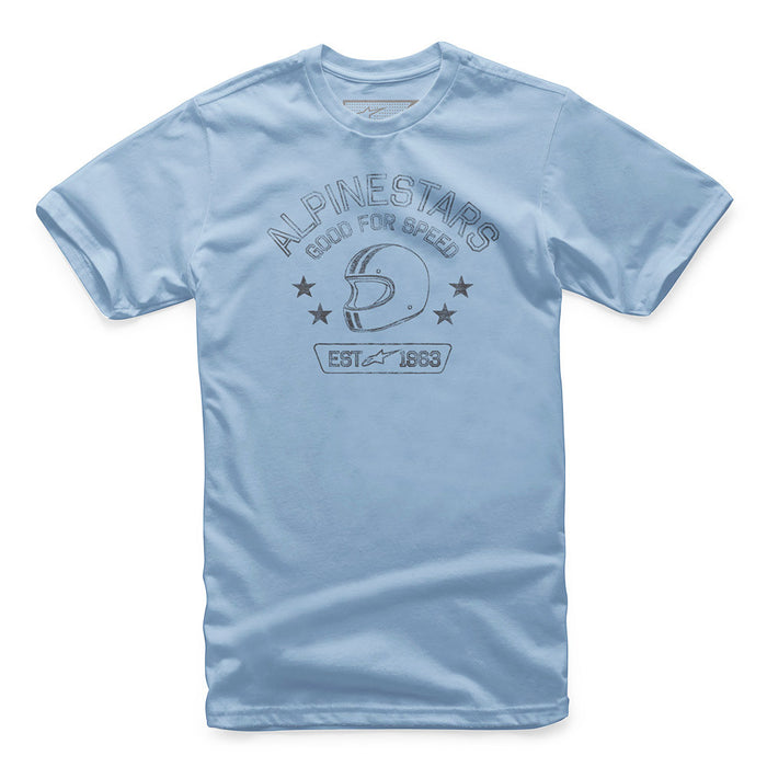 Alpinestars Youth School Tee Carolina Blue Md 3038-72012-720-M