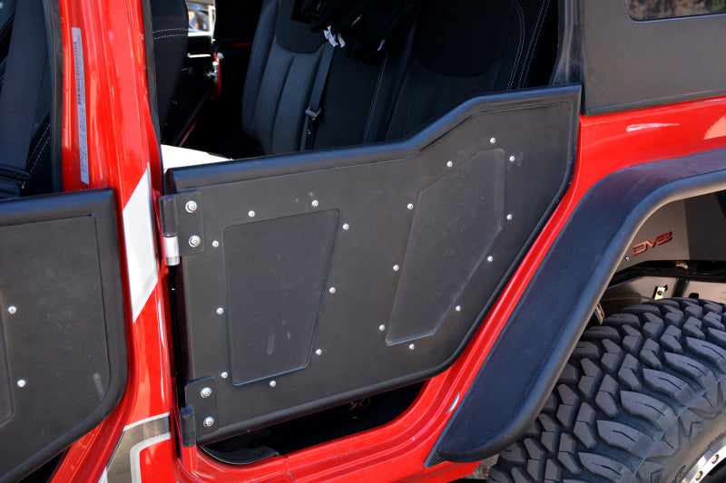 DV8 Offroad 07-18 compatible with Jeep Wrangler Jk Rock Doors RDSTTB-01R