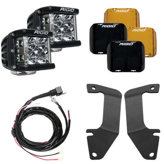 Rigid Industries 14-20 Toyota Tundra A-Pillar Light Kit (Includes D-SS Flood) 46705