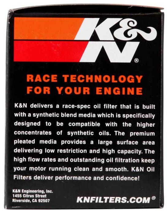 K&N Motorcycle Oil Filter: High Performance, Premium, Designed to be used with Synthetic or Conventional Oils: Fits Select KTM Vehicles, KN-156