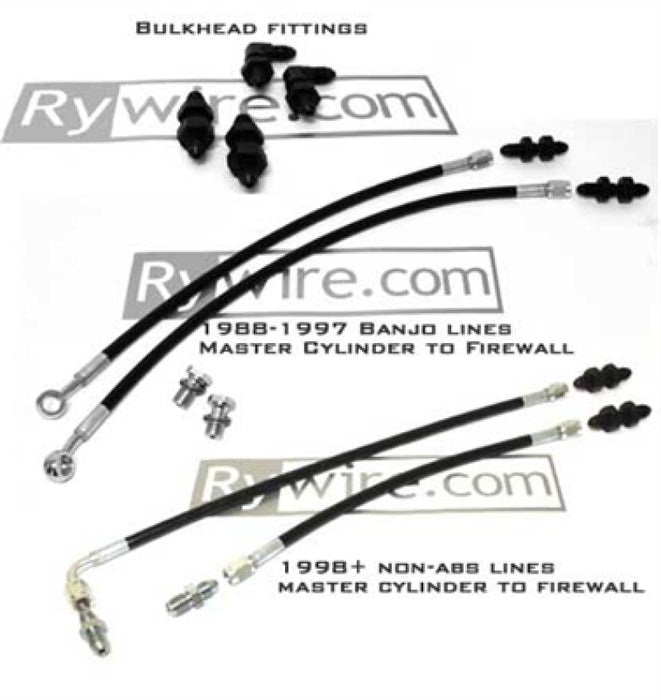 Rywire Proportion Valve Relocation Kit (Drop Ship Only On PO Note Vehicle and Master Cyl Type) RY-PROPORTION-VALVE-RELOCATION-KIT