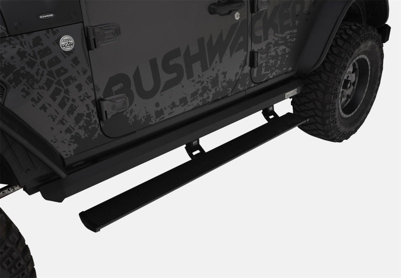 AMP Research 18-24 compatible with Jeep Wrangler JL 4DR (Incl. 4XE/Rubicon 392) PowerStep XL Black 77132-01A