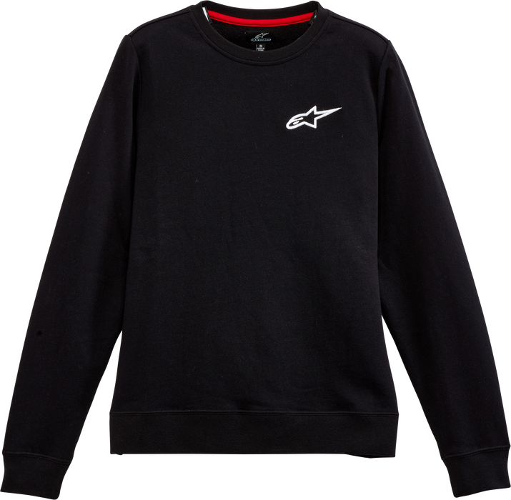 Alpinestars Women's Ageless Chest Crew Sweater (XX-LARGE) (BLACK)