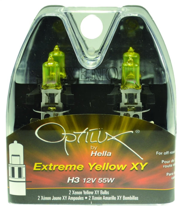 Hella Optilux H3 12V/55W XY Extreme Yellow Bulb H71070662