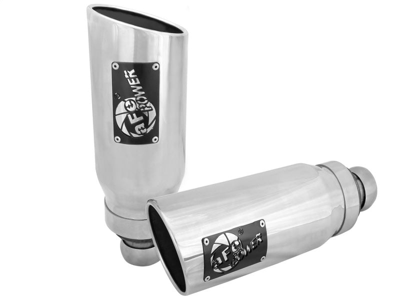 aFe Power MACH Force-XP 5in 09-15 Compatible with Dodge Ram V8-5.7L/3.0L (td) 409 SS Exhaust Tip Upgrade 49C42046-P