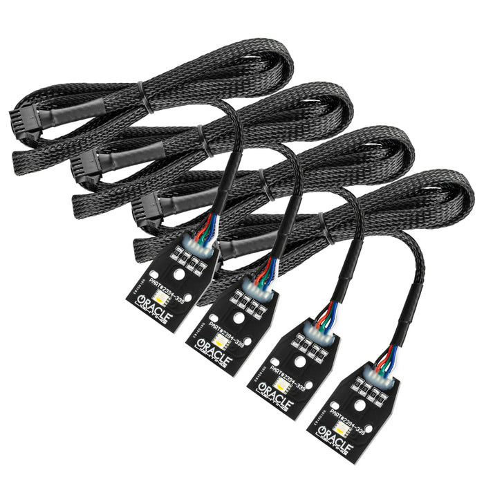 Oracle 15-21 Compatible with Dodge Charger RGB+W DRL Headlight DRL Kit ColorSHIFT w/ Simple Cntrl SEE WARRANTY 1443-504