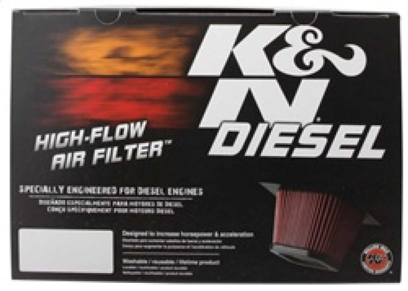 K&N 03-05 Compatible with Dodge Pick Up 5.9L-L6 Drop In Air Filter E-0776