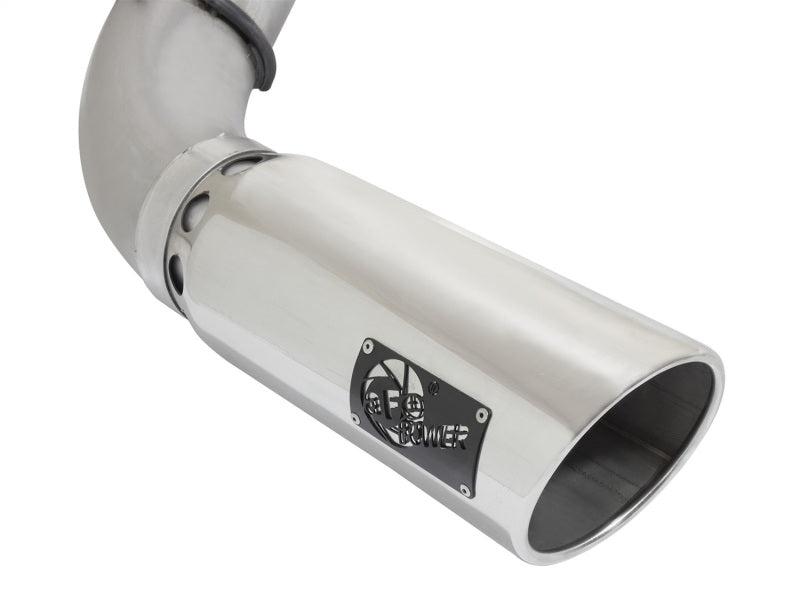 aFe LARGE Bore HD Exhausts 5in DPF-Back SS-409 2016 Compatible with Nissan Titan XD V8-5.0L CC/SB (td) 49-46112-P