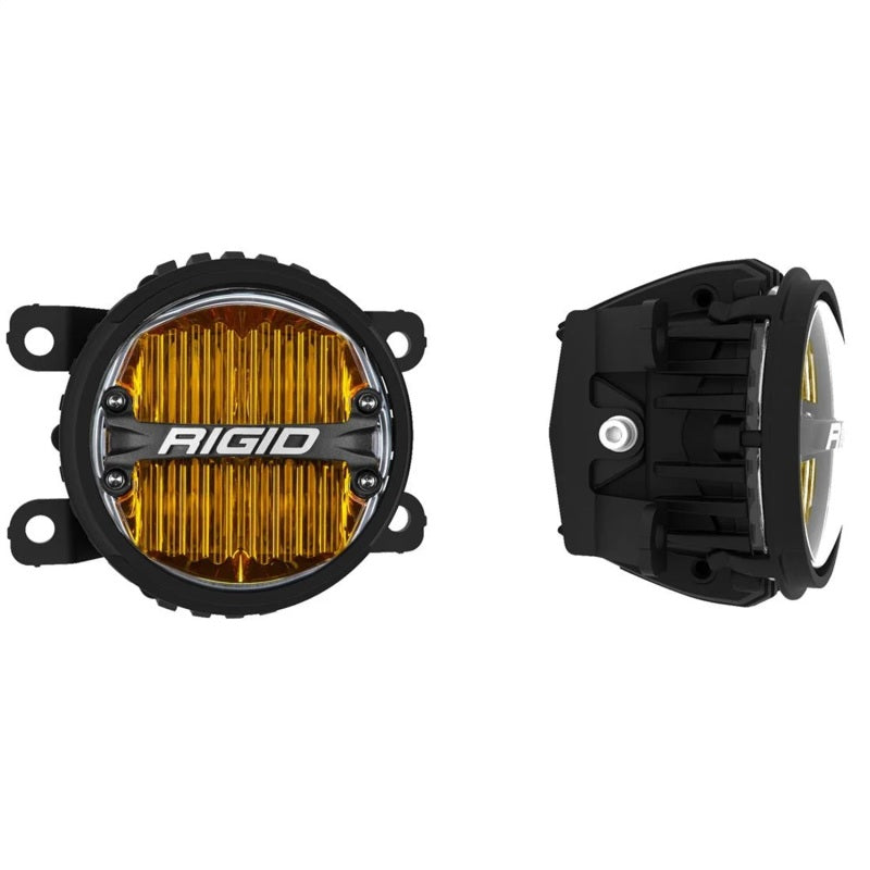 RIGID 12-18 Fits Subaru BRZ / 12+ WRX STI s360-Series 4in LED SAE J583 Fog Light kit Yellow 37119