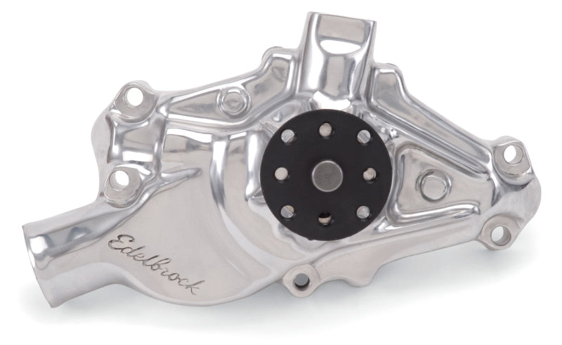 Edelbrock Water Pump High Performance Chevrolet 350 CI V8 Short Style Polished Finish 8820