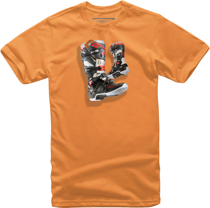 Alpinestars Youth Tech 7 Boot Tee Orange Sm 3019-72008-40-S