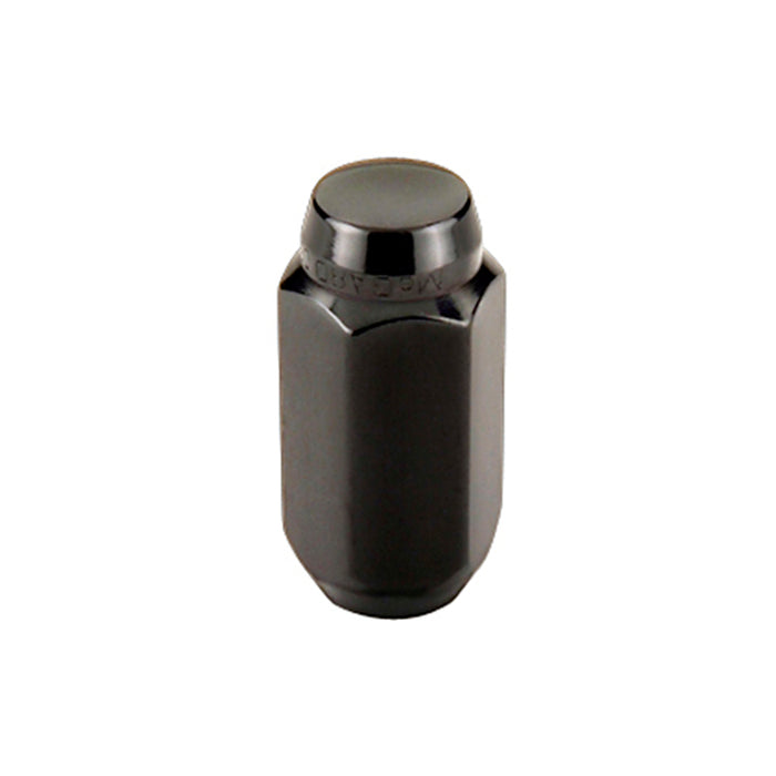 McGard Hex Lug Nut (Cone Seat) M14X1.5 / 22mm Hex / 1.945in. Length (4-Pack) Black 64024