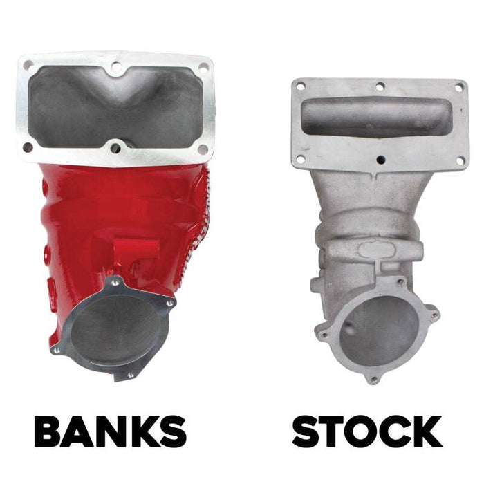 Banks Power 2007.5-2012 Ram 6.7L Monster-Ram Intake System Gen-2 w/Fuel Line Red w/Heater System 42797-PC