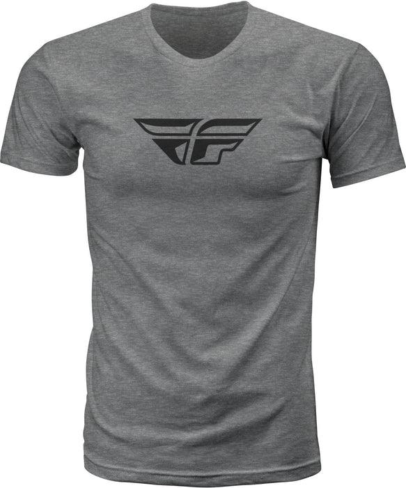 Fly Racing Men's F-Wing Shirts,Large,Dark Grey Heather