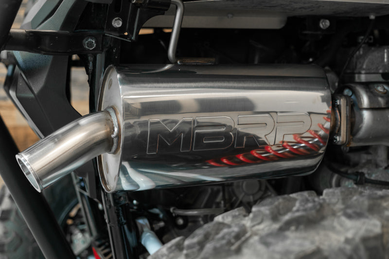 MBRP 2020 Kawasaki Teryx KRX 1000 Slip-On Perf. Series Exhaust AT-9301SP