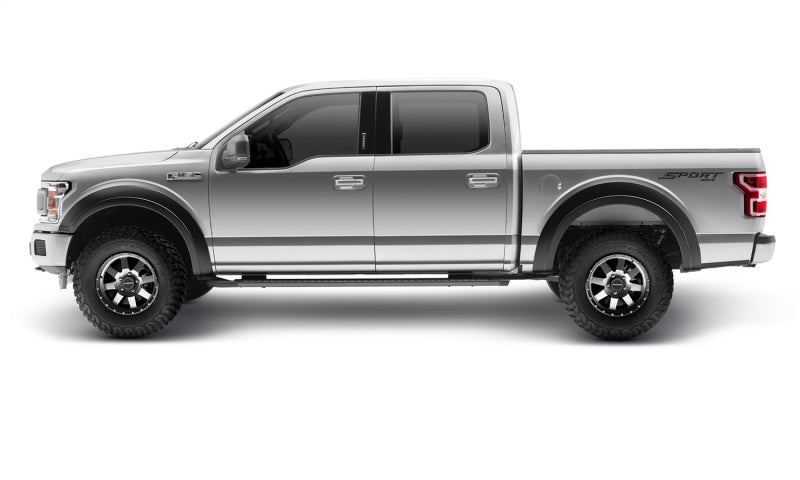 Bushwacker 15-17 Ford F-150 Styleside Extend-A-Fender Style Flares 2pc 67.1/78.9/97.6in Bed Black 20094-02