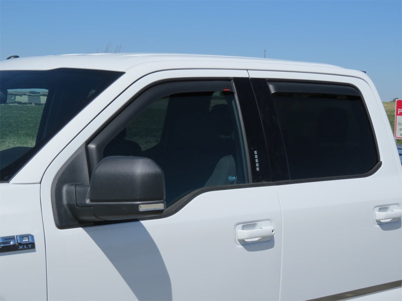 EGR 15+ Ford F150 Crew Cab In-Channel Window Visors Set of 4 Matte (573495) 573495