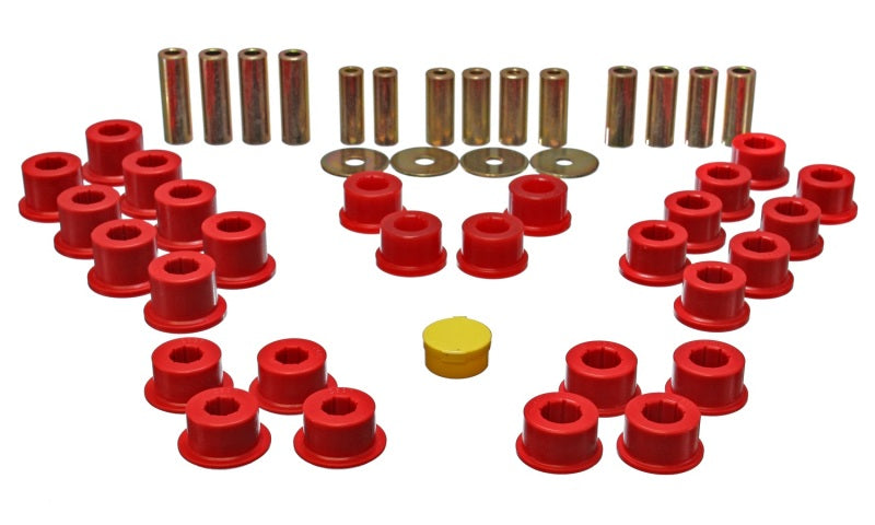 Energy Suspension 90-97 Mazda Miata Red Rear Control Arm Bushing Set 11.3106R