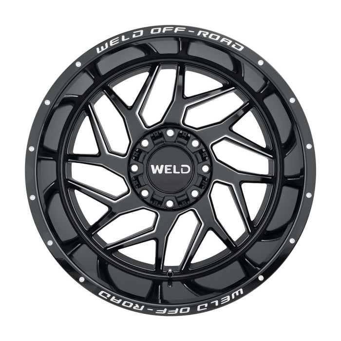 Weld Off-Road W117 22X12 Fulcrum 5X127 5X139.7 ET-44 BS4.75 Gloss Black MIL 87.1 W11722057475