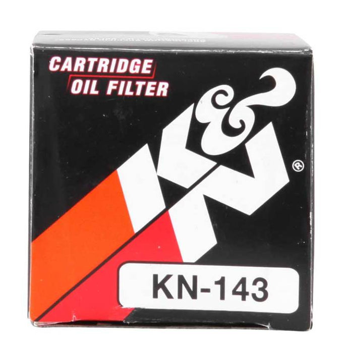 K&N Motorcycle Oil Filter: High Performance, Premium, Designed to be used with Synthetic or Conventional Oils: Fits Select Yamaha Vehicles, KN-143