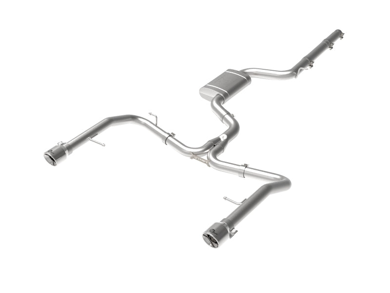 afe 19-21 VW Jetta GLI (MKVII) L4-2.0L (t) MACH Force-Xp 304 SS Cat-Back Exhaust System Polished Tip 49-36432-P