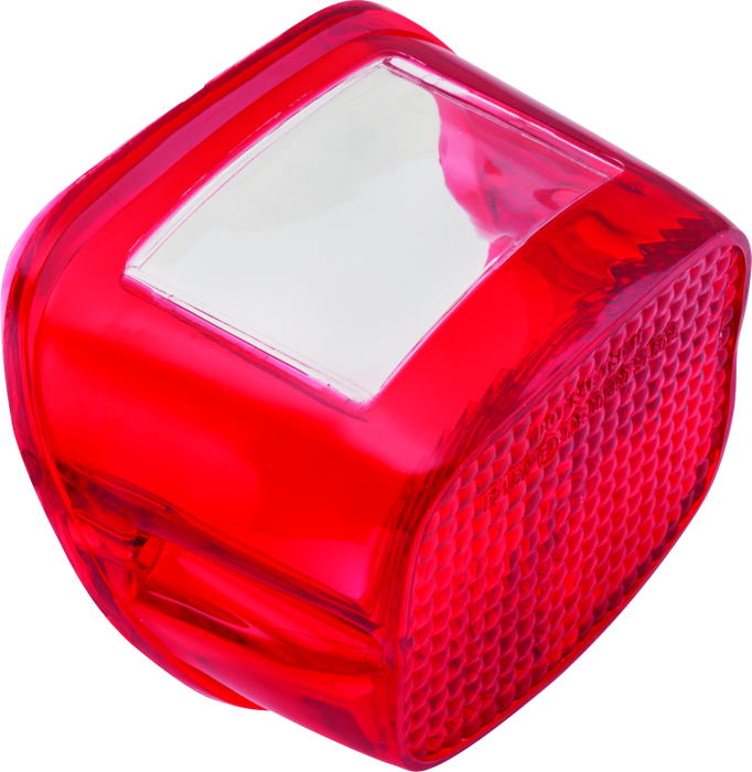 Bikers Choice 73-98 Big Twin And Sportster Replacement Taillight Lens Red Replaces H-D 68034-77 490457