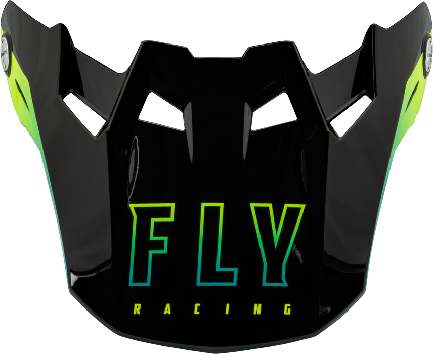 Fly Racing 73-47130S Formula Cc Centrum Visor Black/Blue/Hi-Vis Yl/Sm