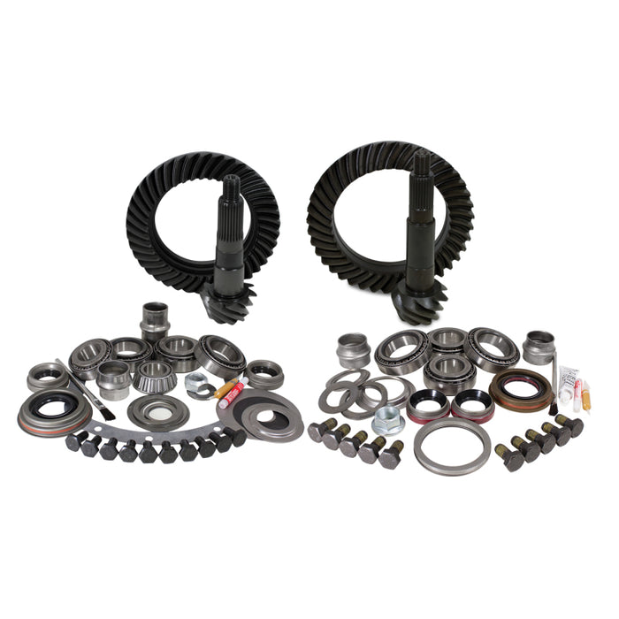 Yukon Gear & Install Kit Package compatible with Jeep JK Non-Rubicon in a 4.88 Ratio YGK013