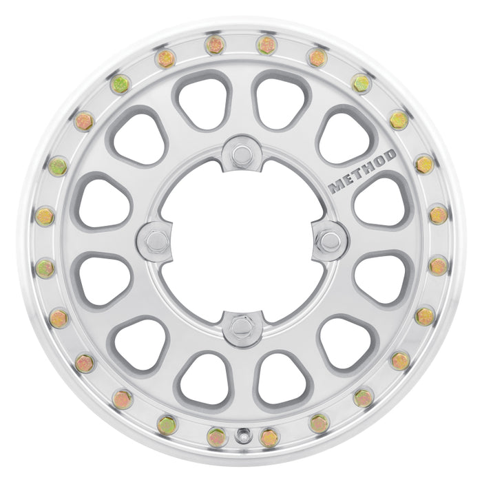 Method MR401-R UTV Beadlock 15x5 / 5+0/43mm Offset / 4x136 / 106mm CB Machined Raw Wheel MR40155047346B2