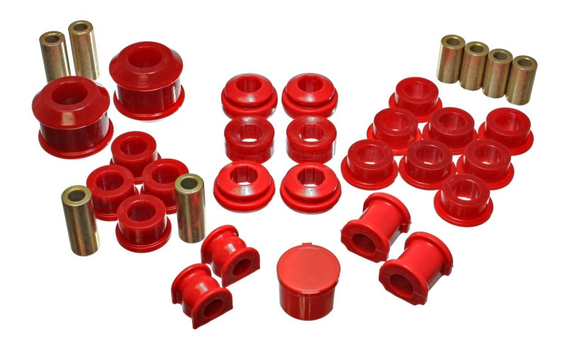 Energy Suspension 02-04 Acura RSX (includes Type S) Red Hyper-Flex Master Bushing Set 16.18111R