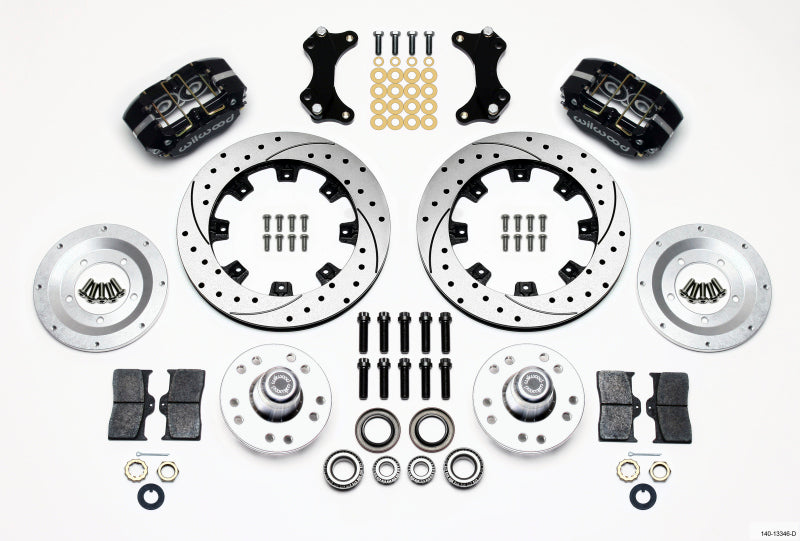 Wilwood Dynapro Dust-Boot Front Kit 12.19in Drilled WWE ProSpindle 140-13346-D