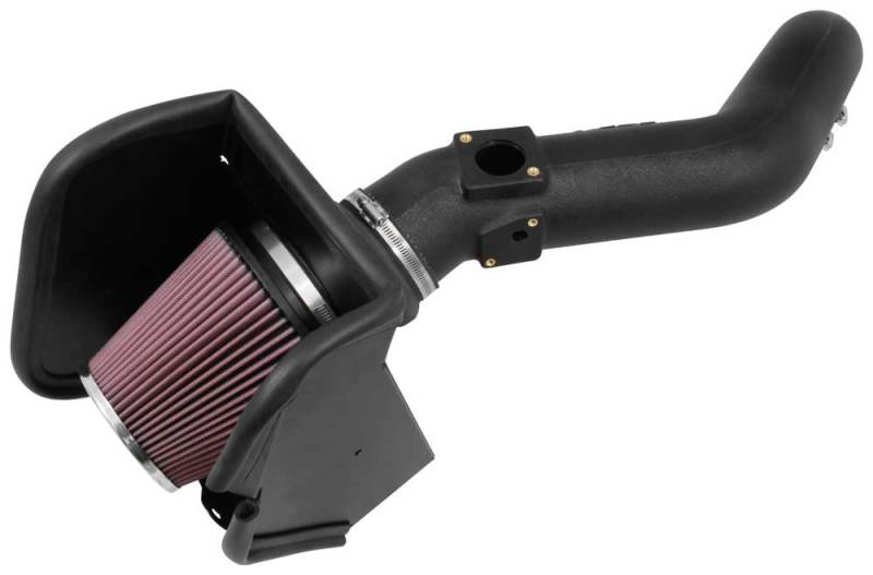 K&N 16-17 Compatible with Nissan Titan XD V8-5.0L DSL 63 Series Aircharger Performance Intake 63-6017