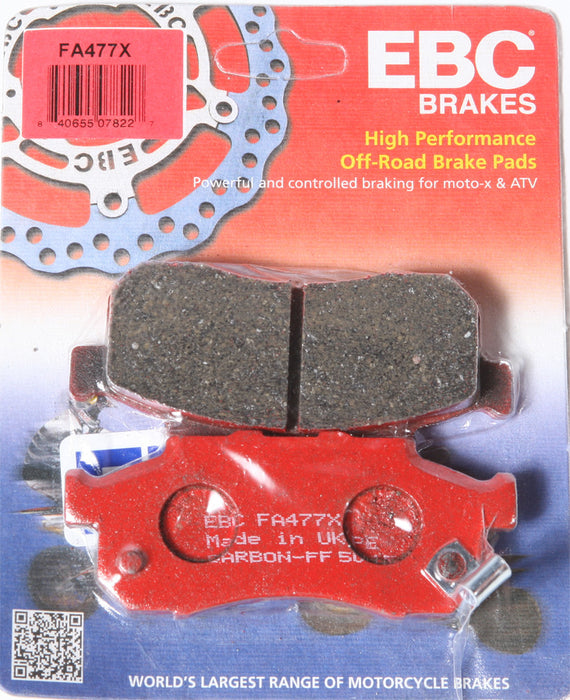 EBC Brakes X-Series Carbon Brake Pads Compatible for Honda MUV700 Big Red 2009-2013