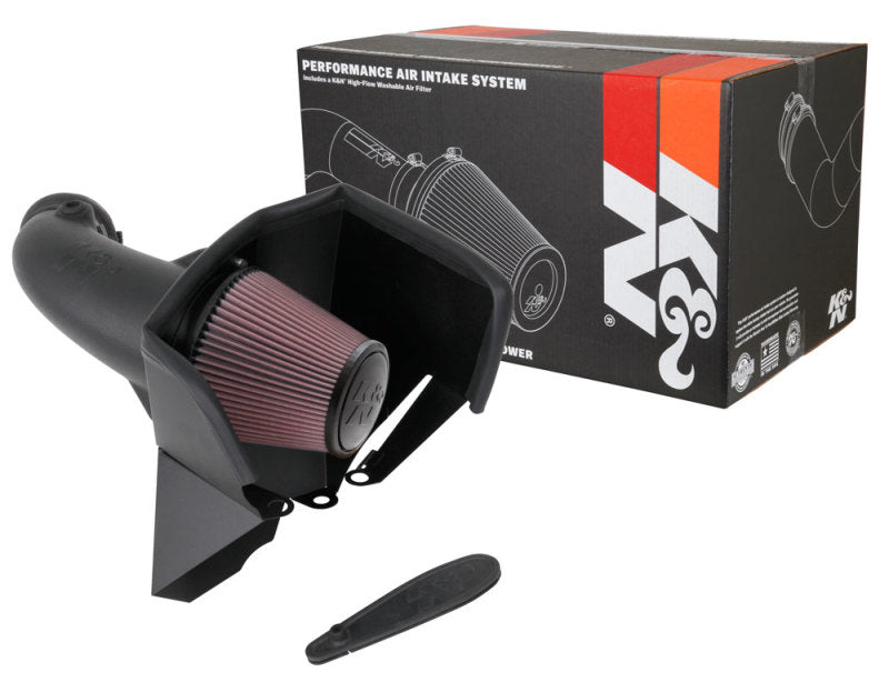 K&N 18-19 compatible with Jeep Grand Cherokee Trackhawk V8-6.2L F/I Aircharger Performance Intake 63-1579