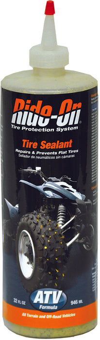 Ride-On Tire Sealant for ATVs and UTVs - 7132 (32 Ounce Bottle)