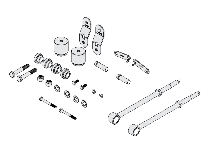 ICON 05-07 Ford F-250/F-350 Front 4.5in Box Kit 64000