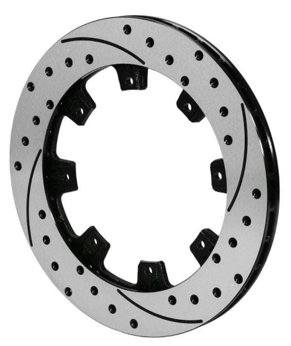 Wilwood Rotor-ULHP Iron LH-SRP BLK Drl 12.19 x .810 8 on 7.78in 160-6925-BK