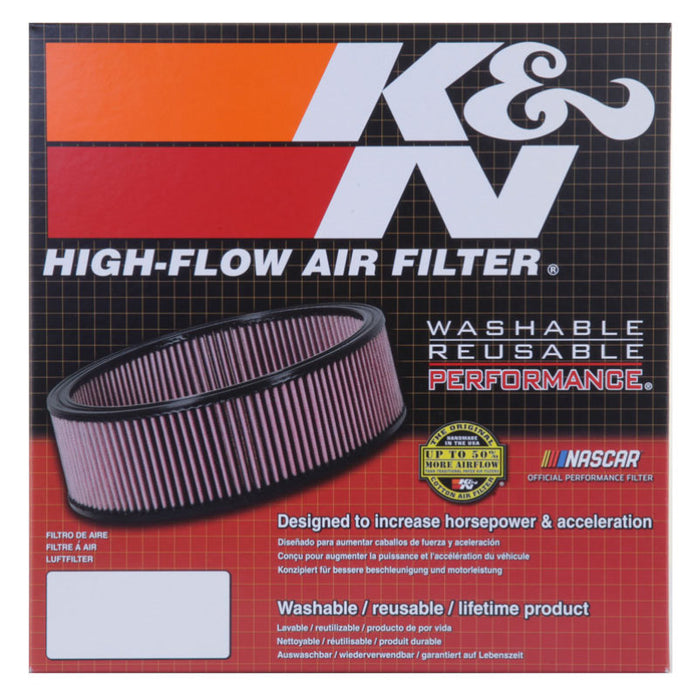 K&N Replacement Air Filter AMC-compatible with Jeep,Compatible with Dodge TRUCKS, 1961-90 E-1080