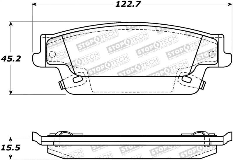 StopTech Street Brake Pads 308.102