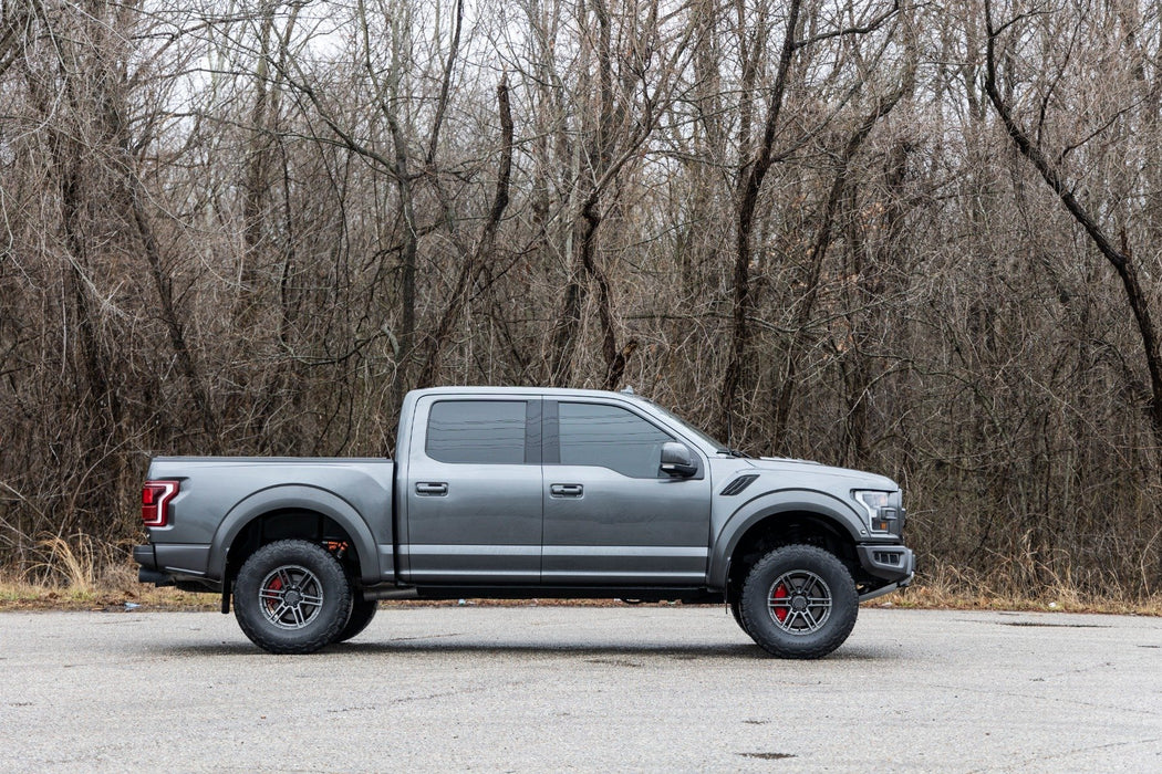 Rough Country Caliper Covers Front And Rear Red Elec Brakes Ford Expedition/F-150/Raptor 71122A