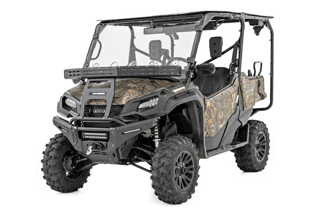 Rough Country Front Cargo Rack Black Series Led 6" Light Slime Line Honda Pioneer 1000/Pioneer 1000-5 92059