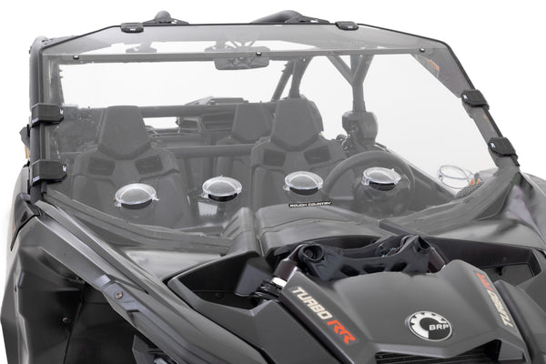 Rough Country Vented Full Windshield Scratch Resistant Fits Can-Am Maverick X3 98272030