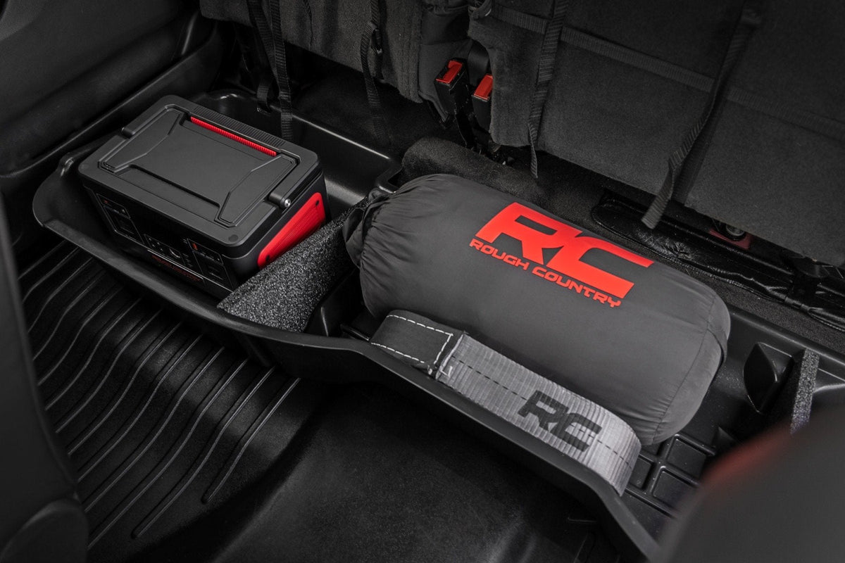 Rough Country Under Seat Storage Crew Cab Fits Chevy/GMC 1500/2500HD/3500HD 2WD/4WD RC09031A