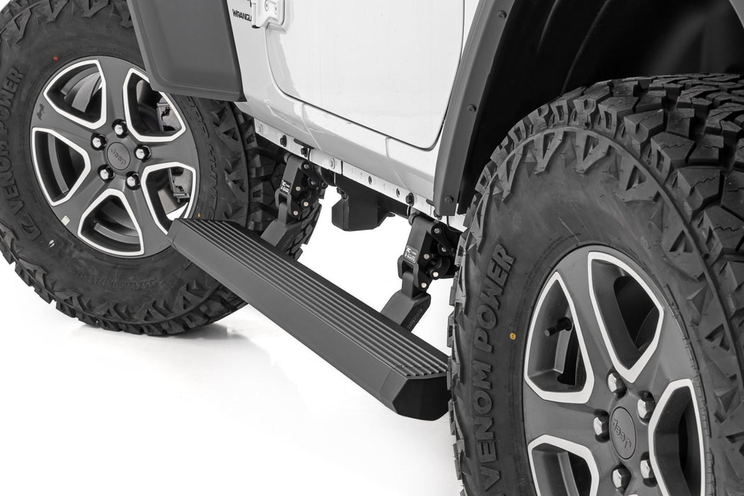 Rough Country Power Running Boards Lighted 2 Door compatible with Jeep Wrangler Jl (18-23) PSR61030